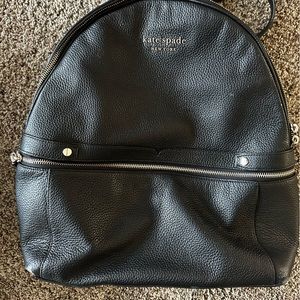 Black Kate Spade backpack